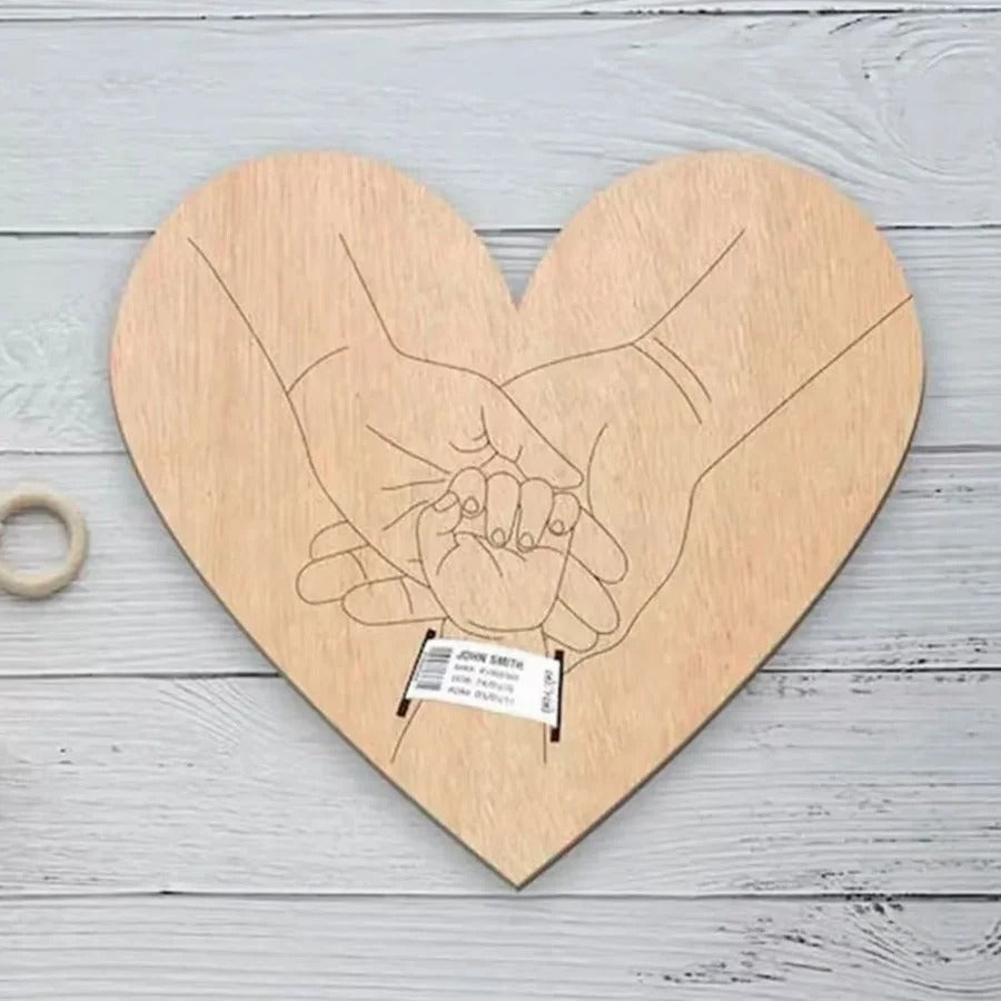Newborn Engraved Keepsake Holder Photography Accessories Personalized Name Baby Gift Memorial Day Gift 