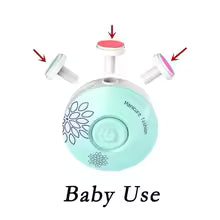 Baby Electric Nail Trimmer Kid Nail Polisher Tool Baby Care Kit Manicure Set Easy To Trim Nail Filer Clippers For Newborn